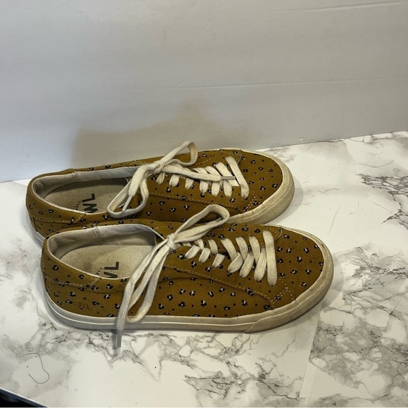 Madewell Sidewalk Low-Top Sneakers in Mini Leopard (Re)sourced Canvas size 6 - Picture 4 of 12